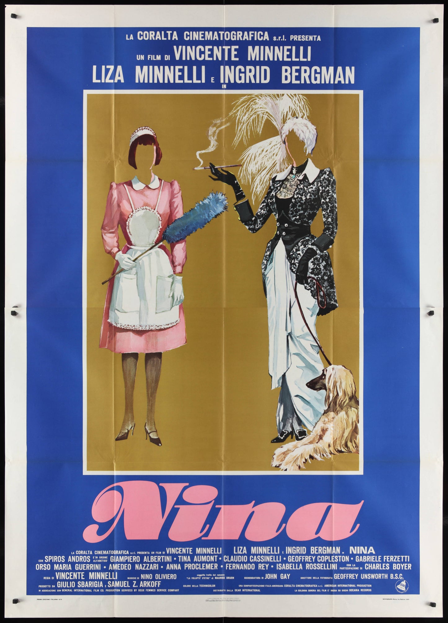 A Matter Of Time (1976) Original Italian Two Panel Movie Poster