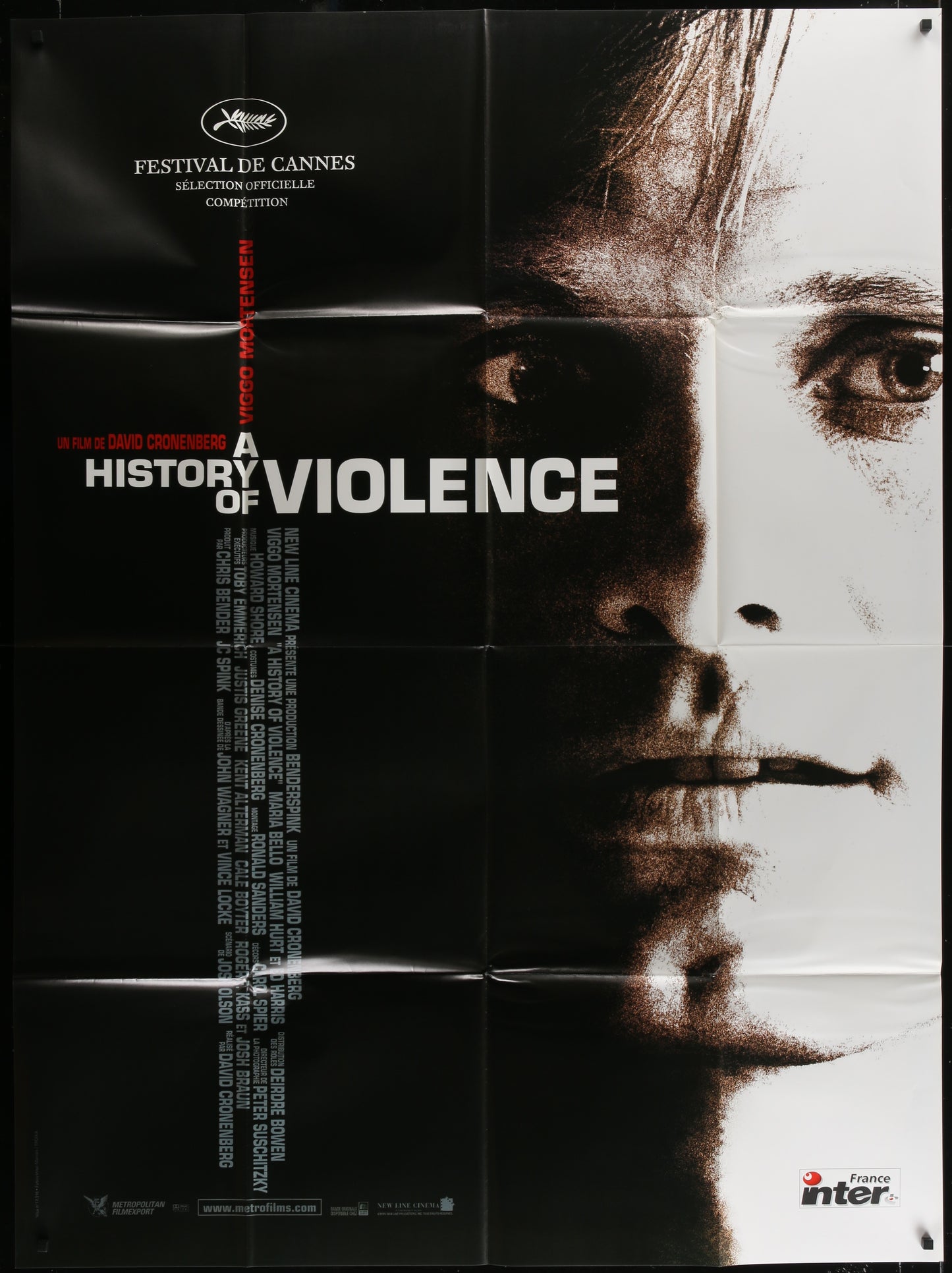 A History of Violence (2005) Original French Grande Movie Poster 117 x 158 cm