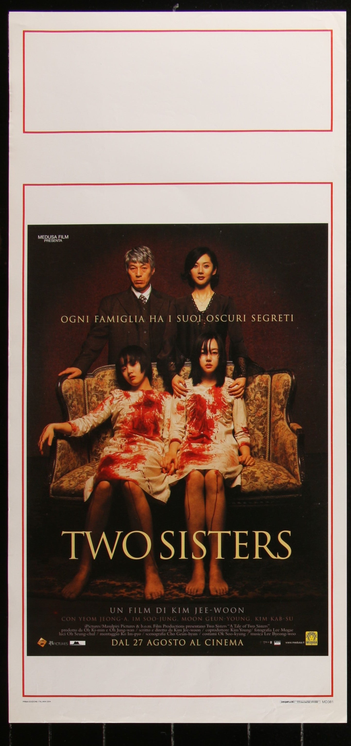 A Tale of Two Sisters (2003) Original Italian Locandina Movie Poster 34 x 70 cm