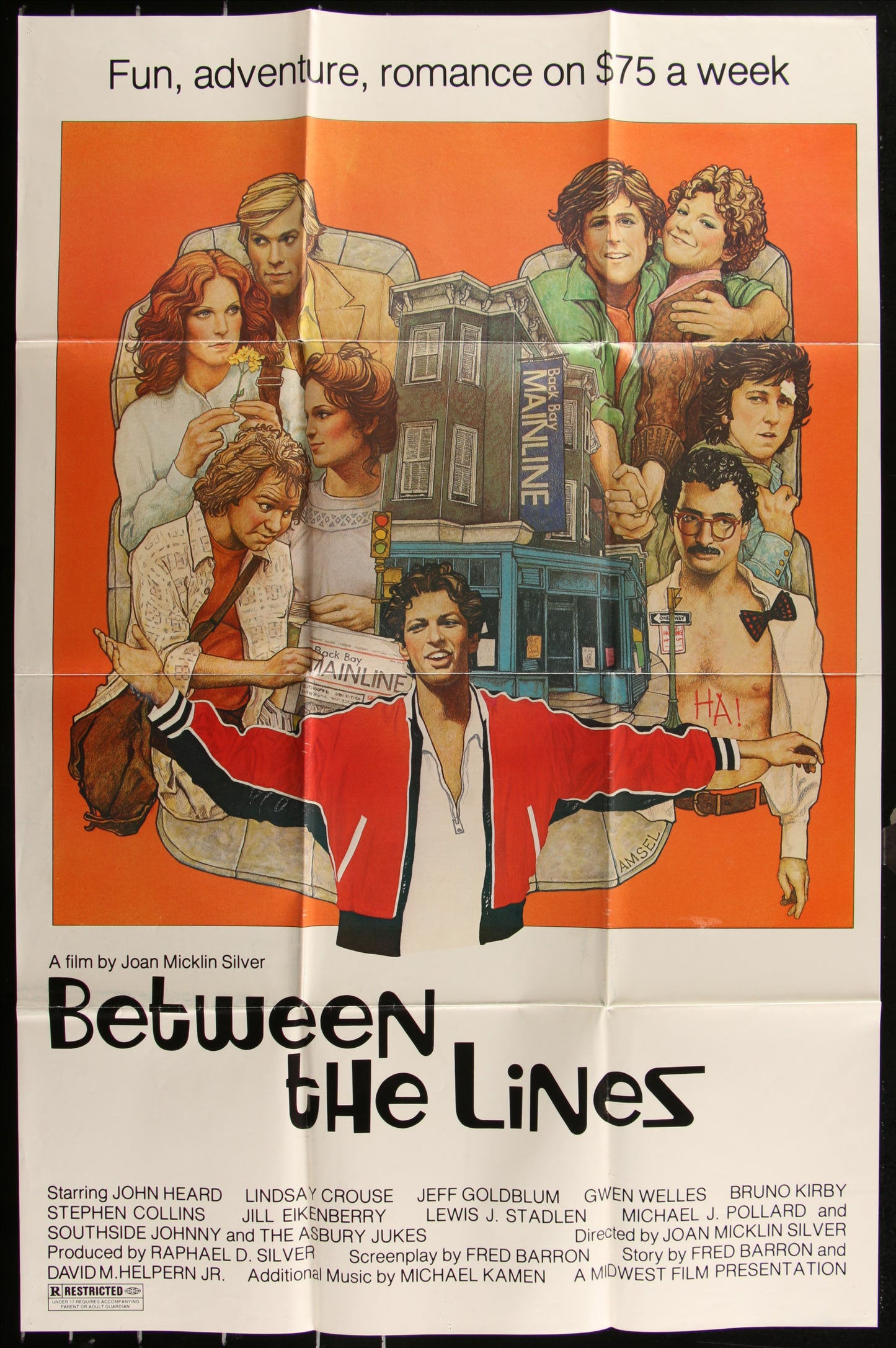 Between The Lines (1977) Original US One Sheet Movie Poster 27 x 41