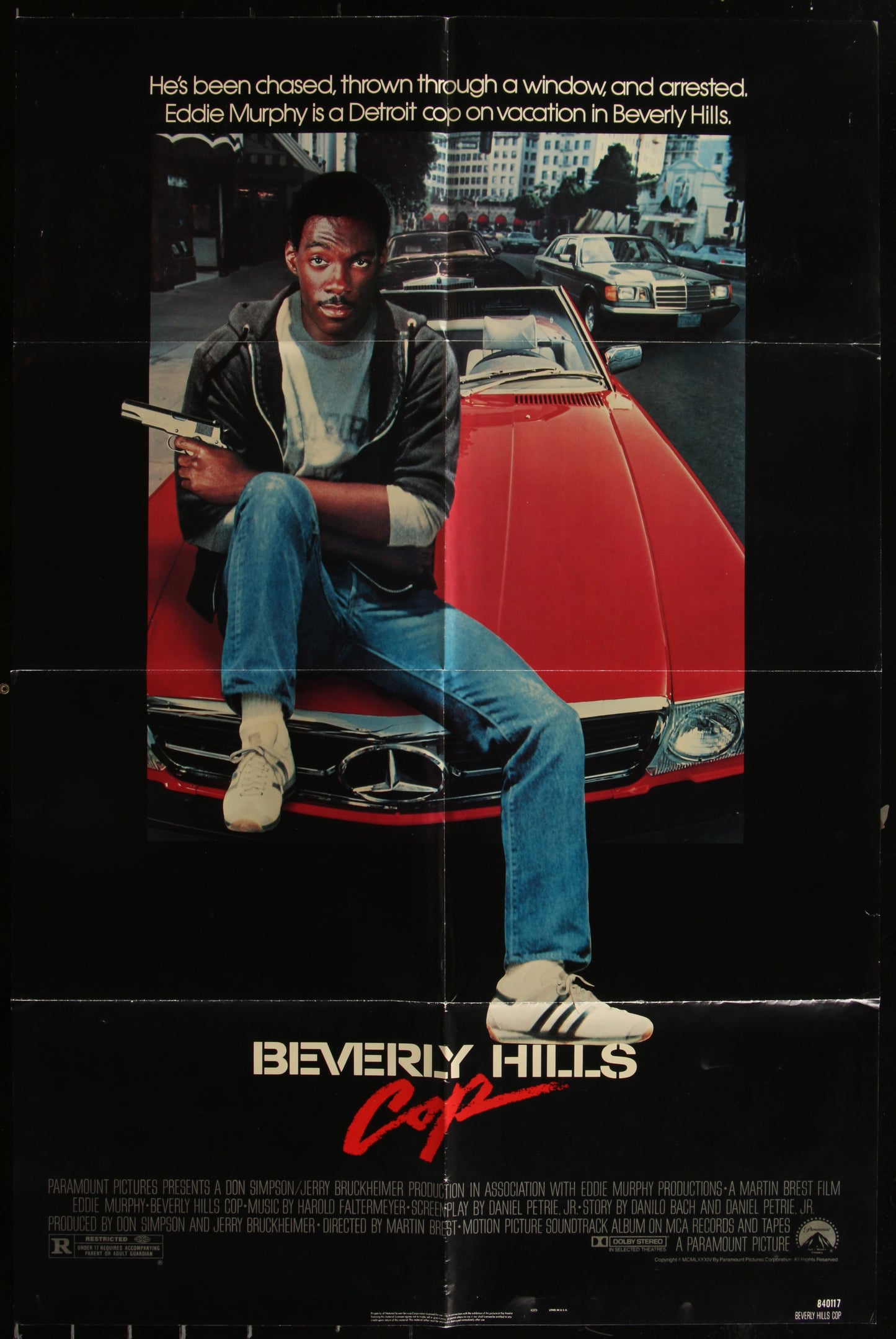 Beverly Hills Cop (1984) Original US One Sheet Movie Poster