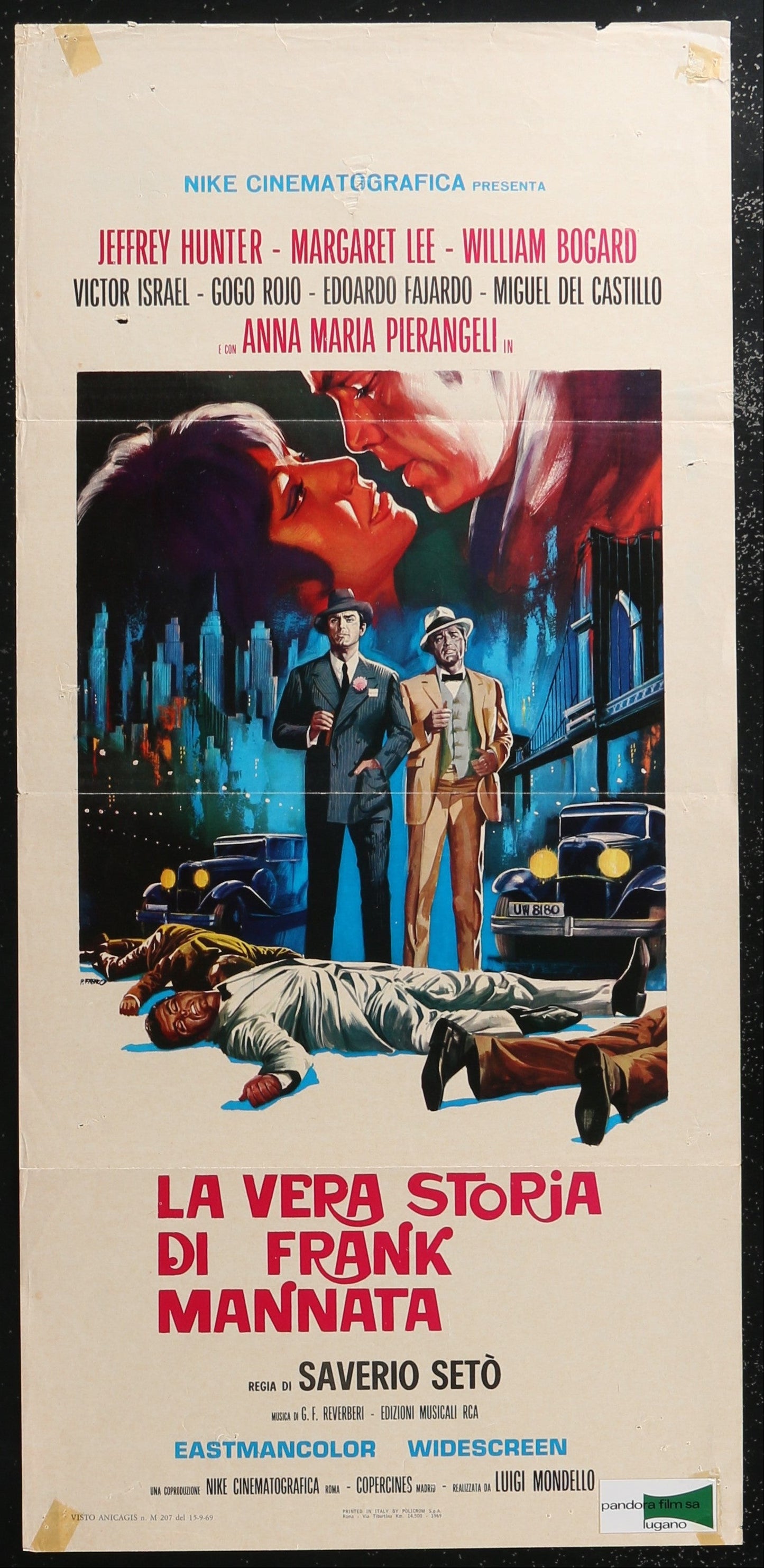 Cry Chicago (1969) Original Italian Locandina Movie Poster 33 x 70 cm
