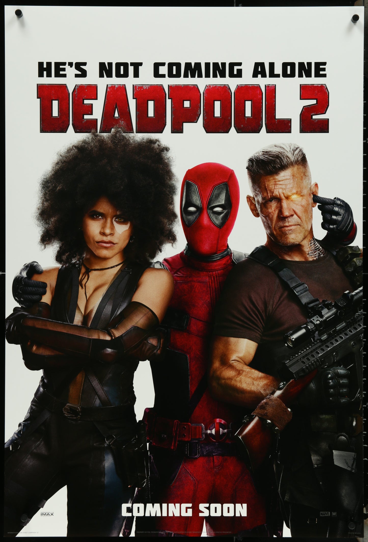 Deadpool 2 (2018) Original US One Sheet Movie Poster