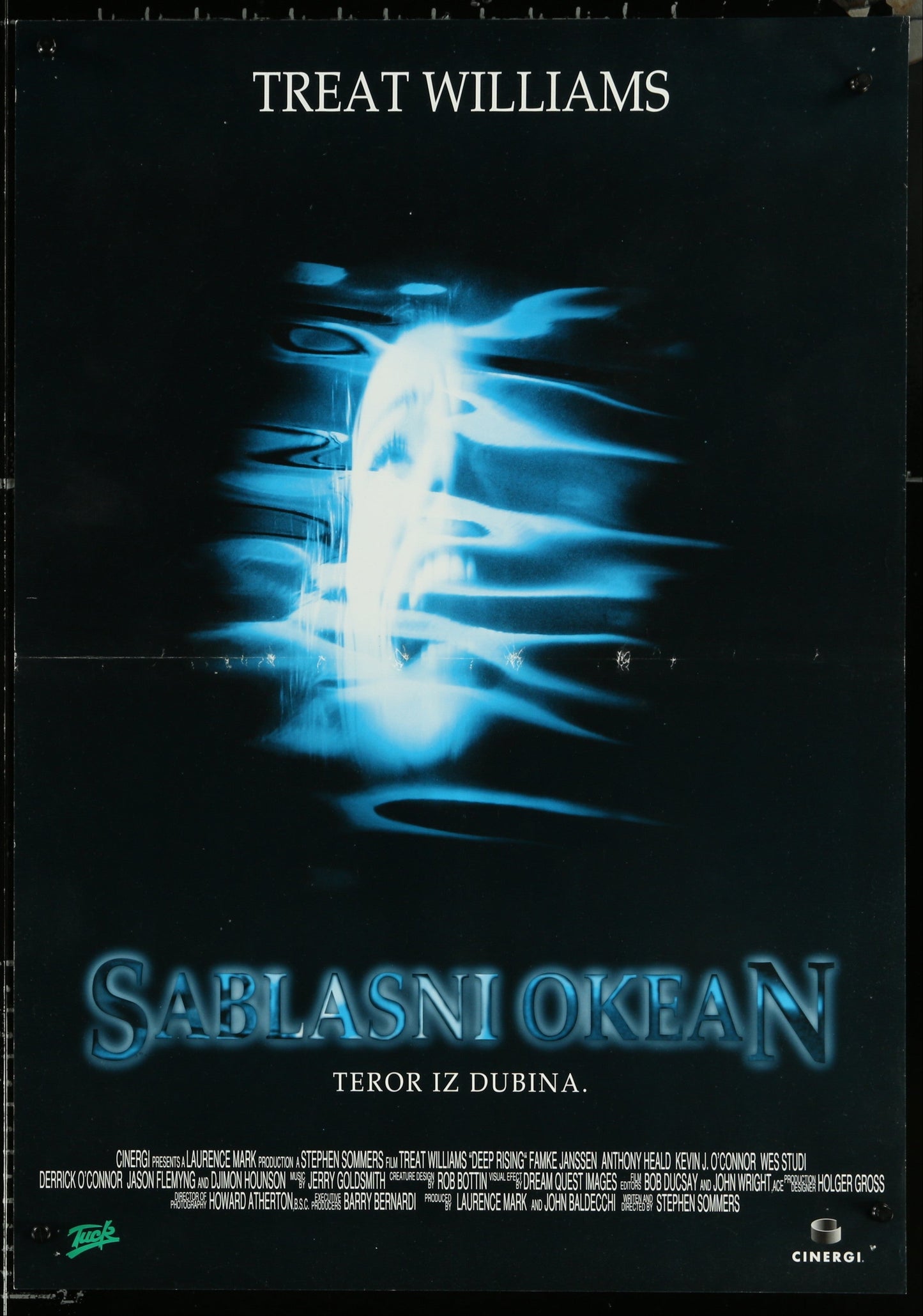 Deep Rising (1998) Original Yugoslav Movie Poster