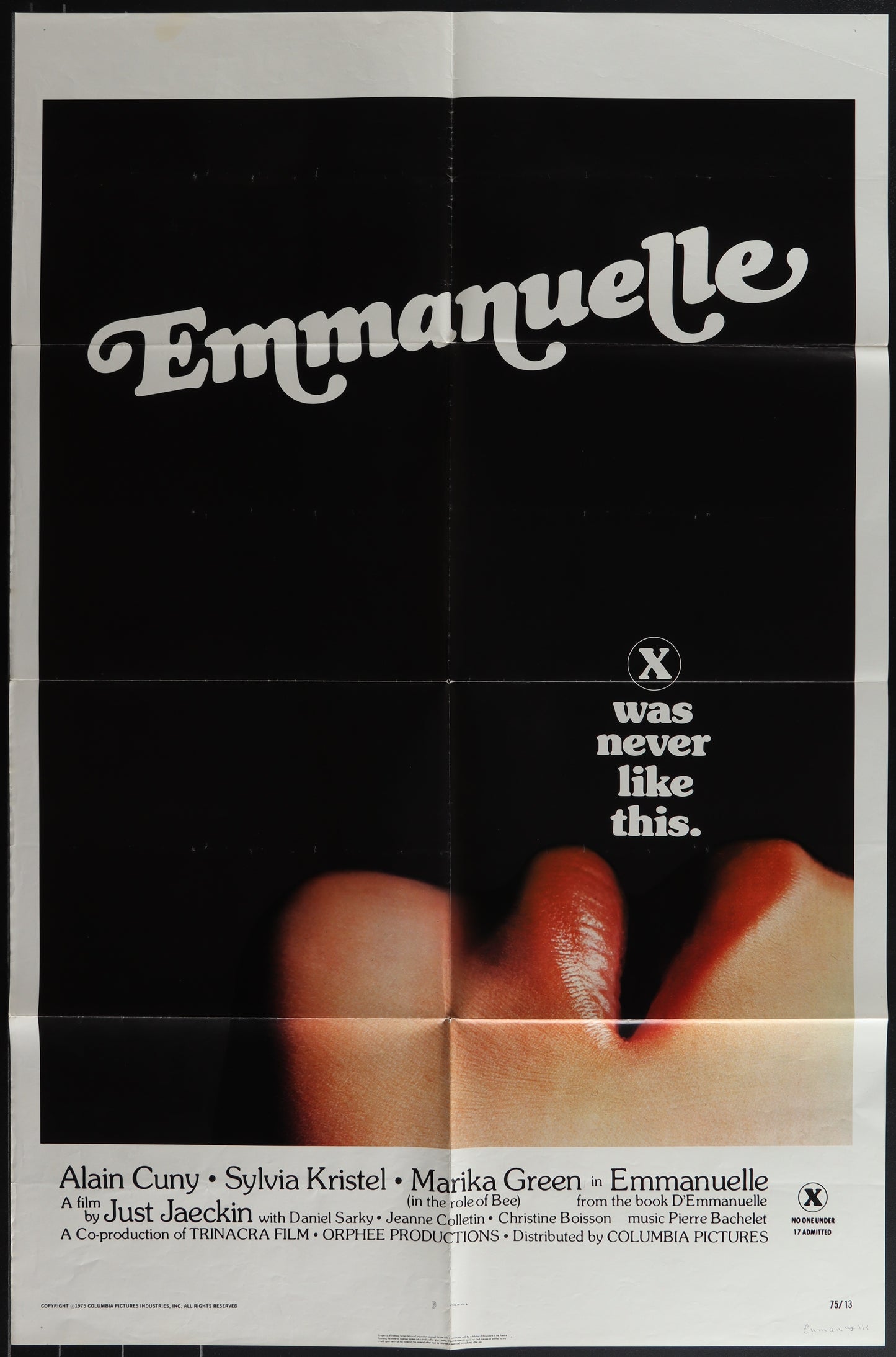 Emmanuelle (1974) Original US One Sheet Movie Poster