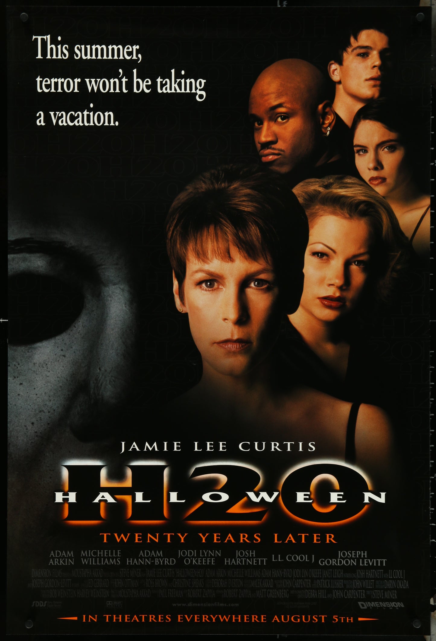 Halloween H20 (1998) Original US One Sheet Movie Poster