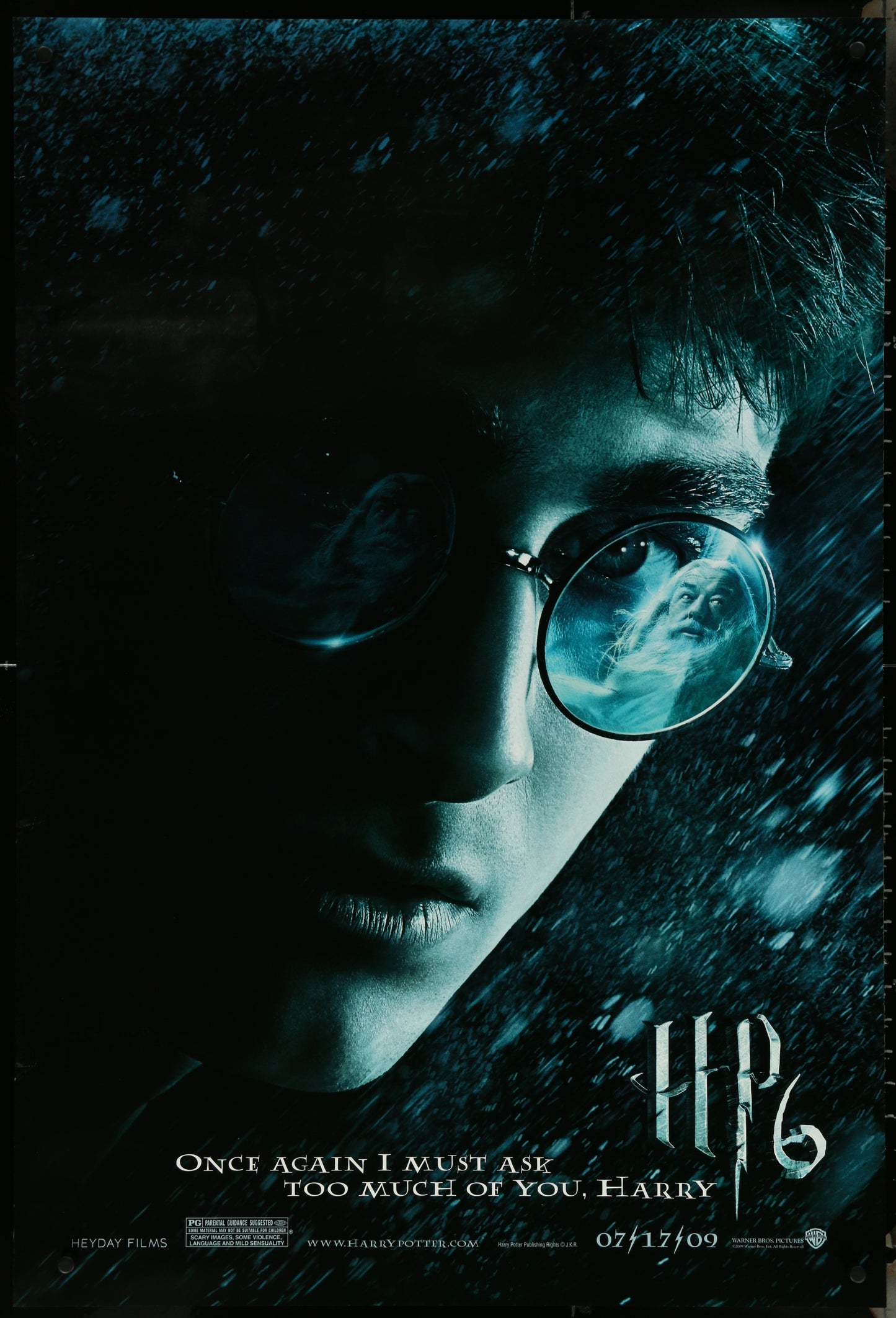 Harry Potter And The Half Blood Prince (2009) Original US One Sheet Movie Poster