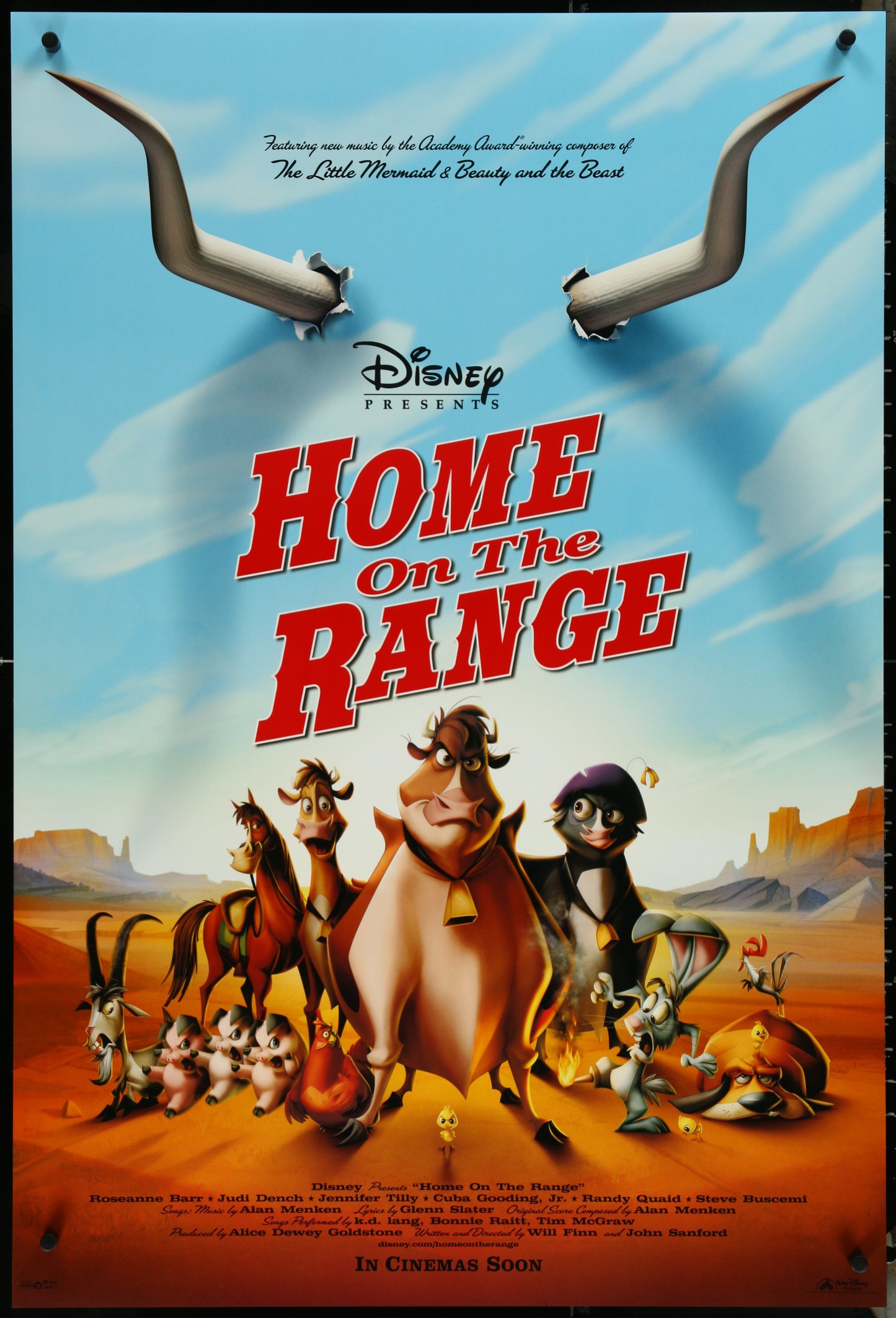 Home on the Range (2004) Original US One Sheet Movie Poster 27x40