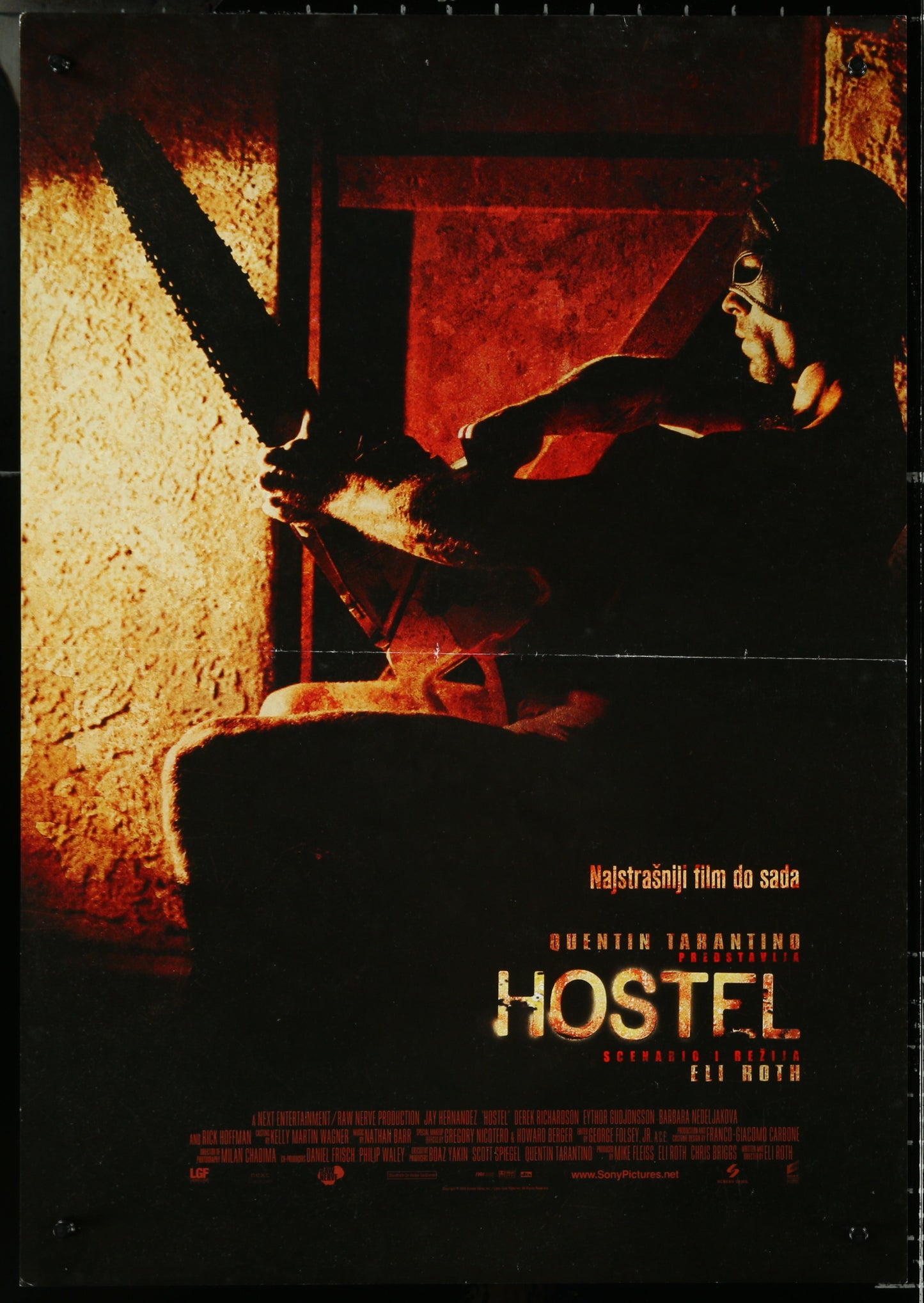 Hostel (2005) Original Yugoslav Movie Poster