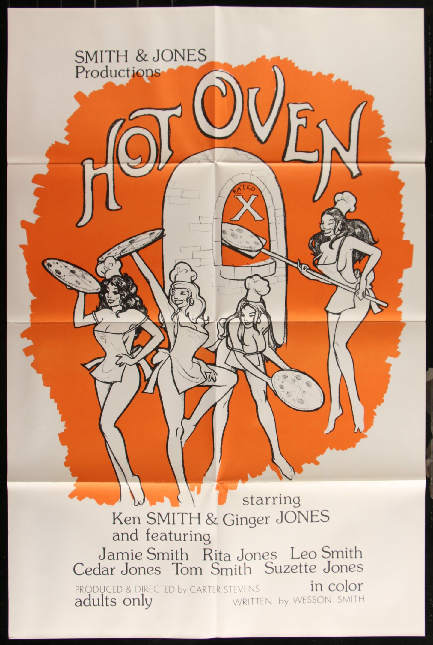 Hot Oven (1974) Original US One Sheet Movie Poster