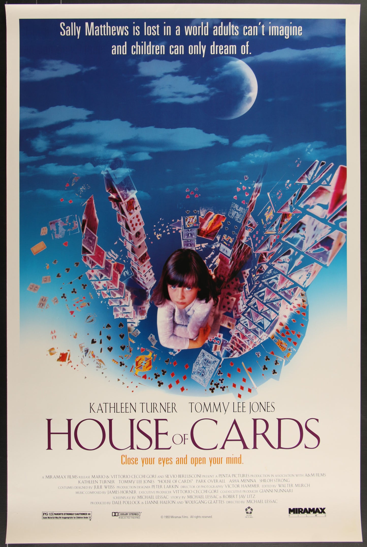 House of Cards (1993) Original US One Sheet Movie Poster 27 x 41