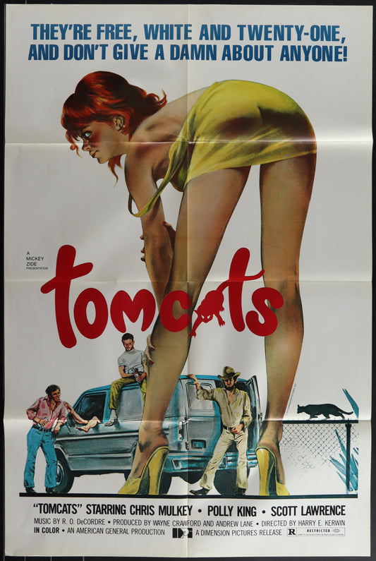 Tomcats (1977) Original US One Sheet Movie Poster