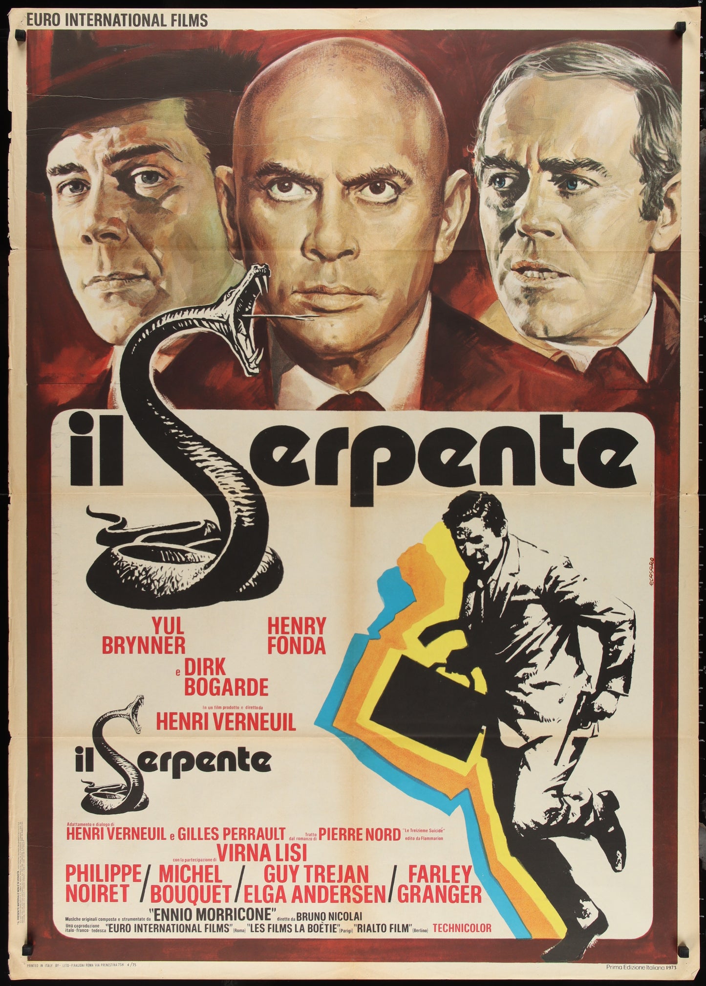 The Serpent (1973) Original Italian One Panel Movie Poster