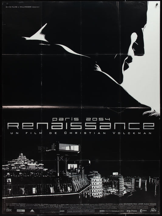Renaissance (2006) Original French One Panel Movie Poster
