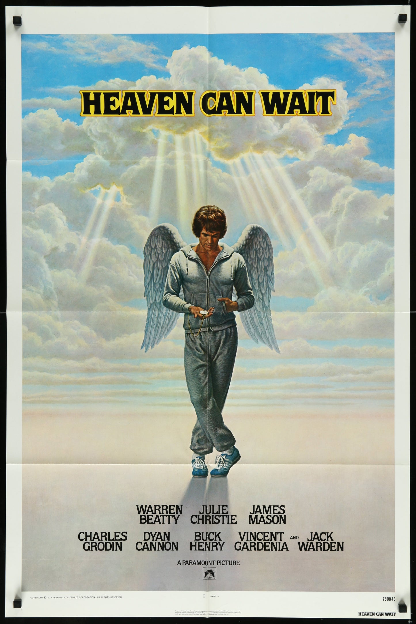Heaven Can Wait (1978) Original US One Sheet Movie Poster