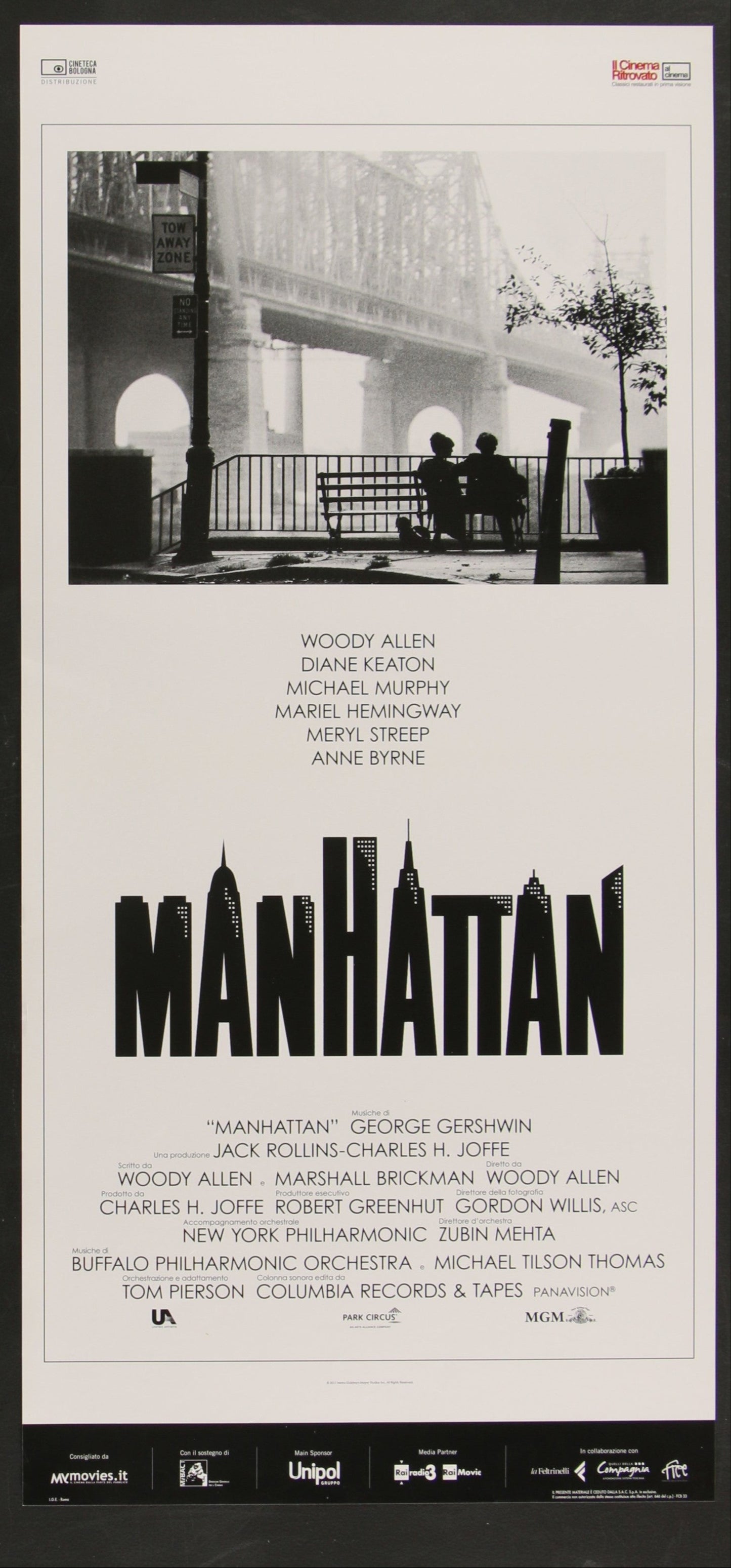 Manhattan (2017 RR) Original Italian Locandina Movie Poster