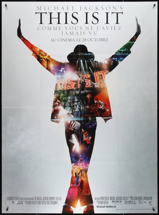 Michael Jackson's This Is It (2009) Original French One Panel Movie Poster