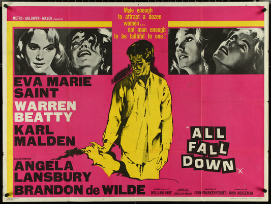 All Fall Down (1962) Original UK Quad Movie Poster