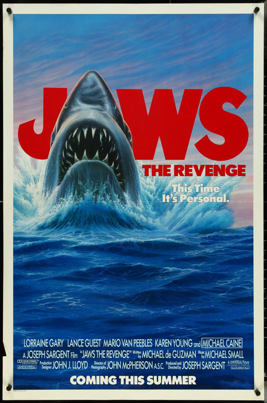 Jaws: The Revenge (1987) Original US One Sheet Movie Poster