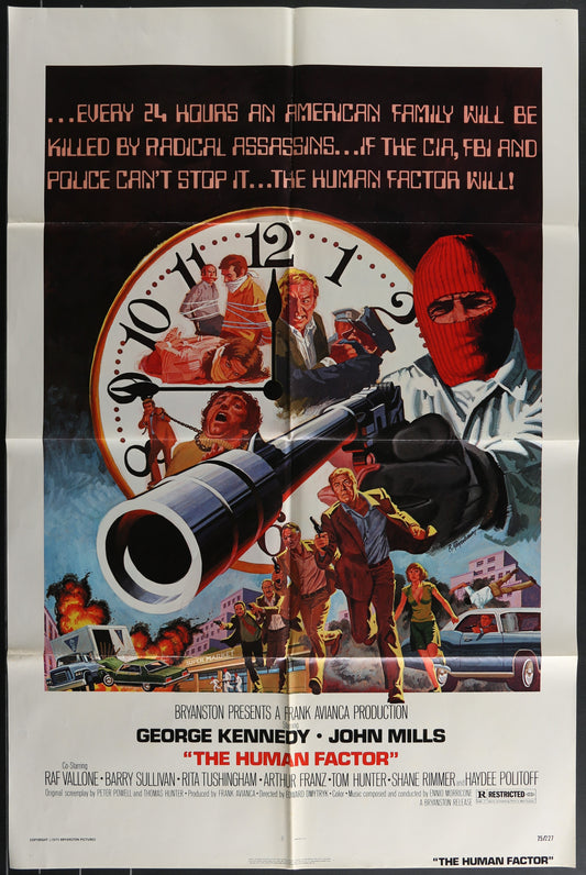 The Human Factor (1975) Original US One Sheet Movie Poster