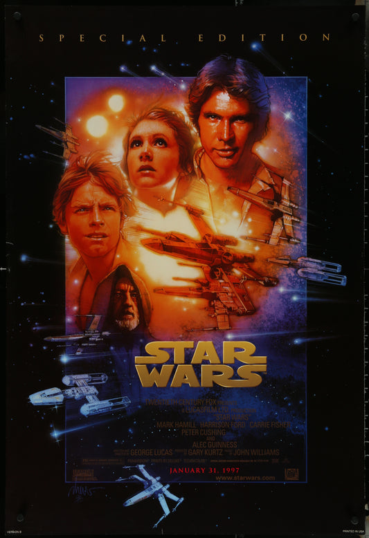Star Wars (1997 Re-Release) Original US One Sheet Movie Poster
