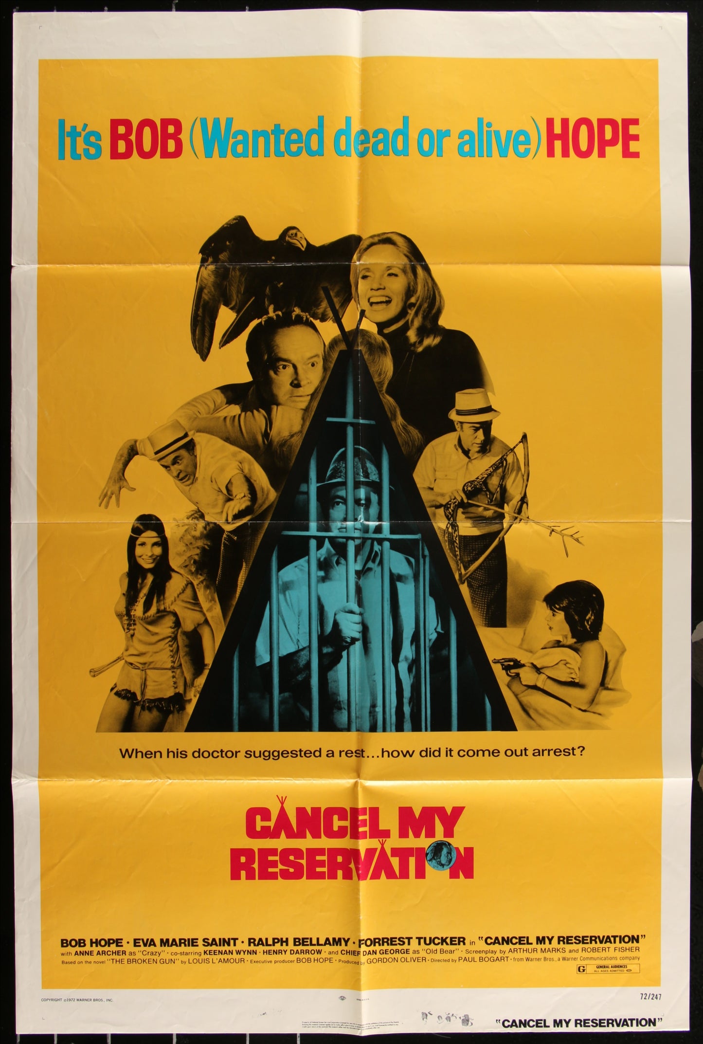 Cancel My Reservation (1972) Original US One Sheet Movie Poster