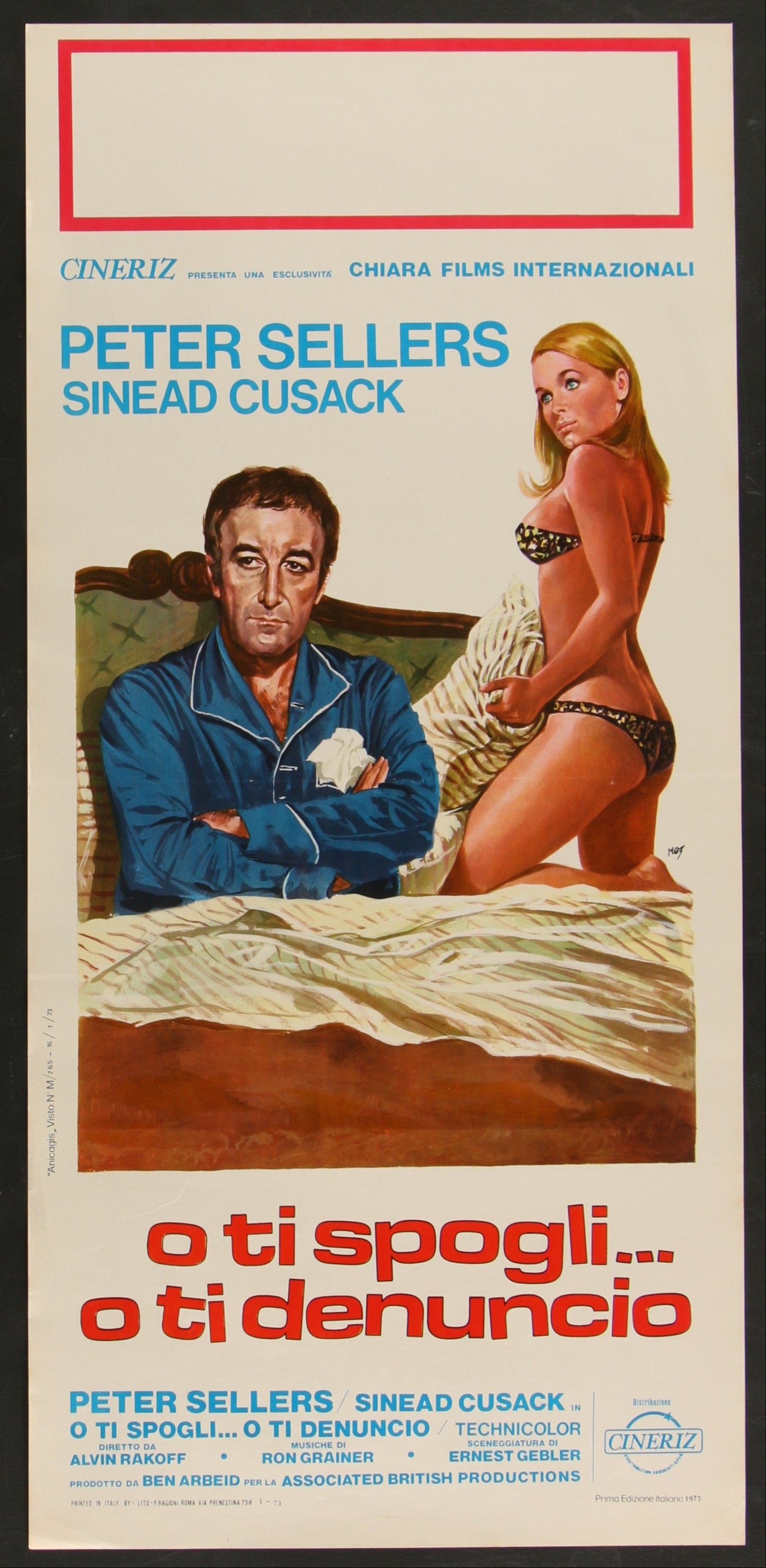 Hoffman (1973) Original Italian Locandina Movie Poster