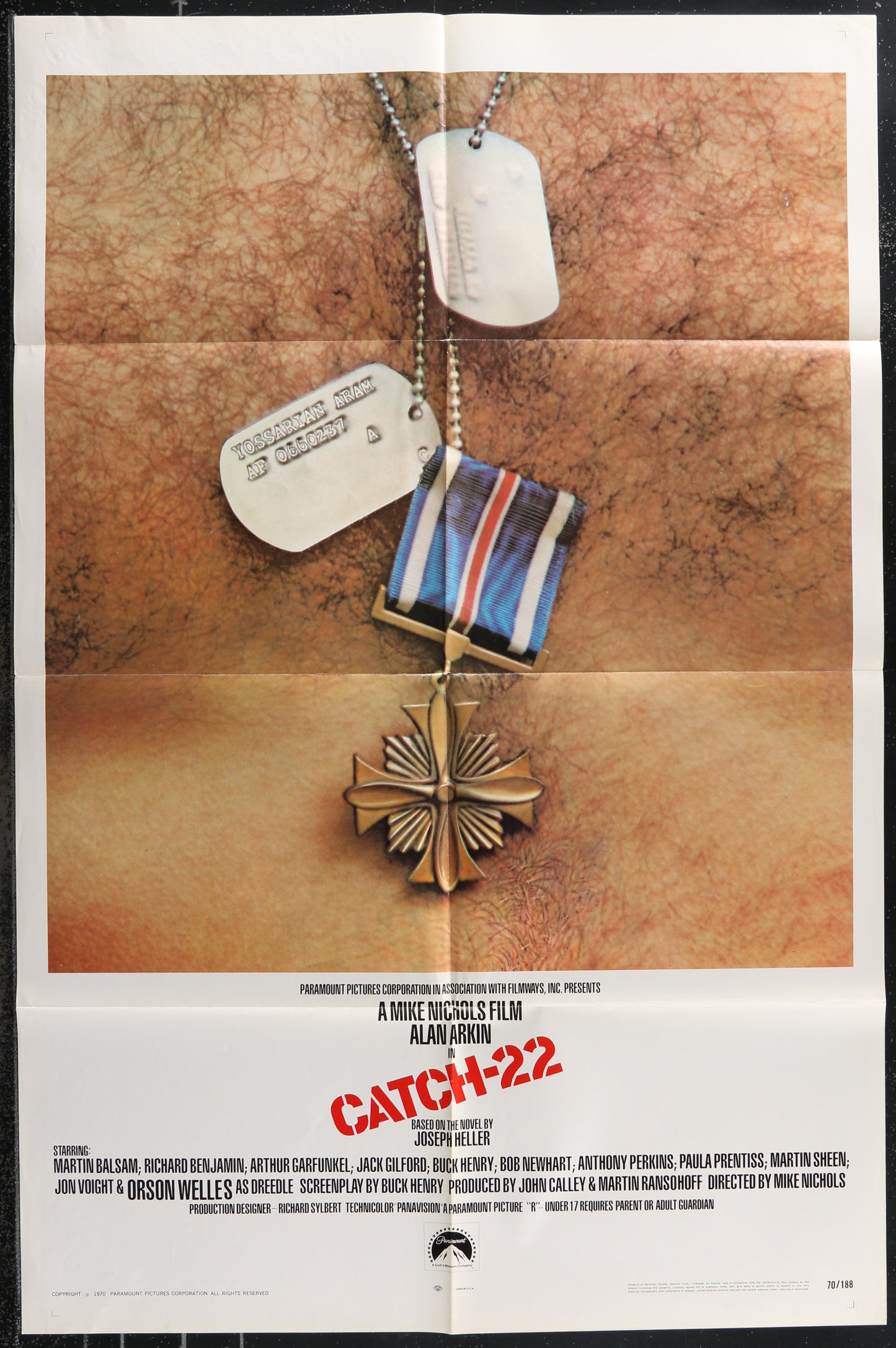Catch-22 (1970) Original US One Sheet Movie Poster