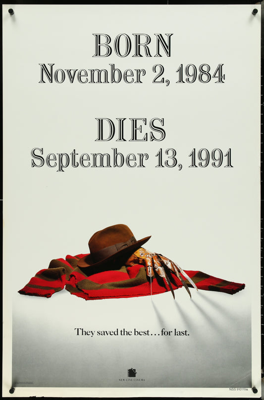 Freddy's Dead (1991) Original US One Sheet Movie Poster