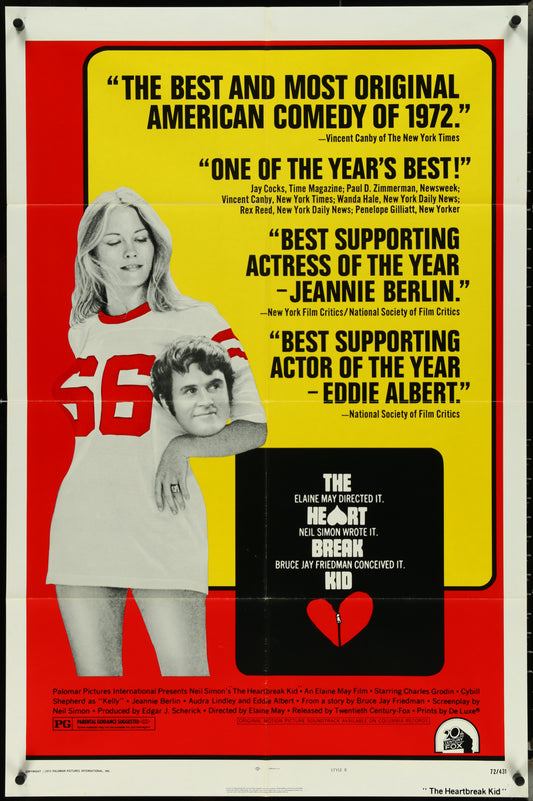 The Heartbreak Kid (1972) Original US One Sheet Movie Poster