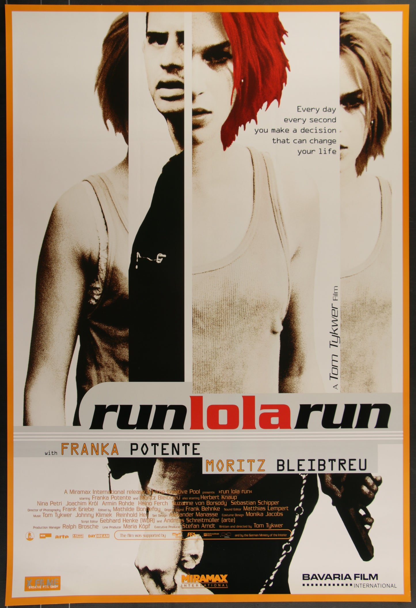 Run Lola Run (1999) Original US One Sheet Movie Poster
