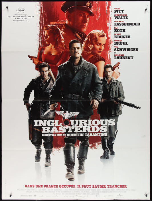 Inglourious Basterds (2009) Original French One Panel Cinema Poster