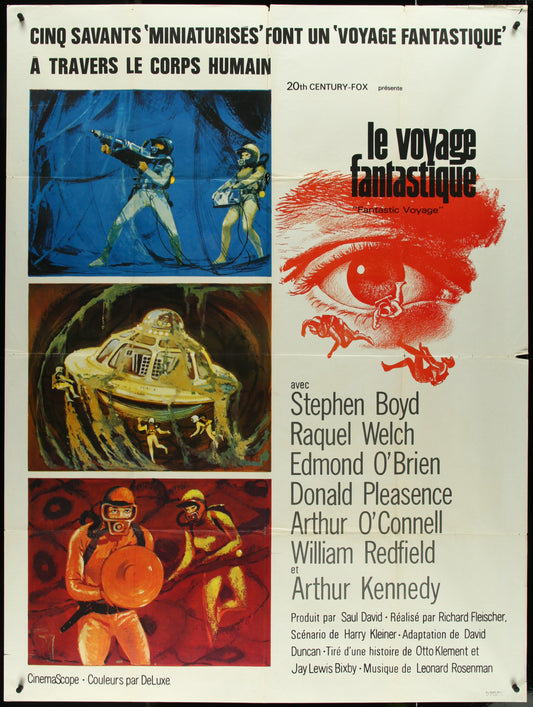 Fantastic Voyage (1967) Original French One Panel Movie Poster