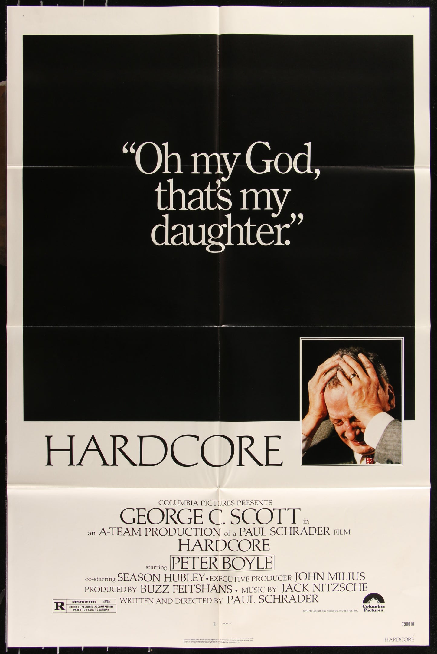 Hardcore (1979) Original US One Sheet Movie Poster