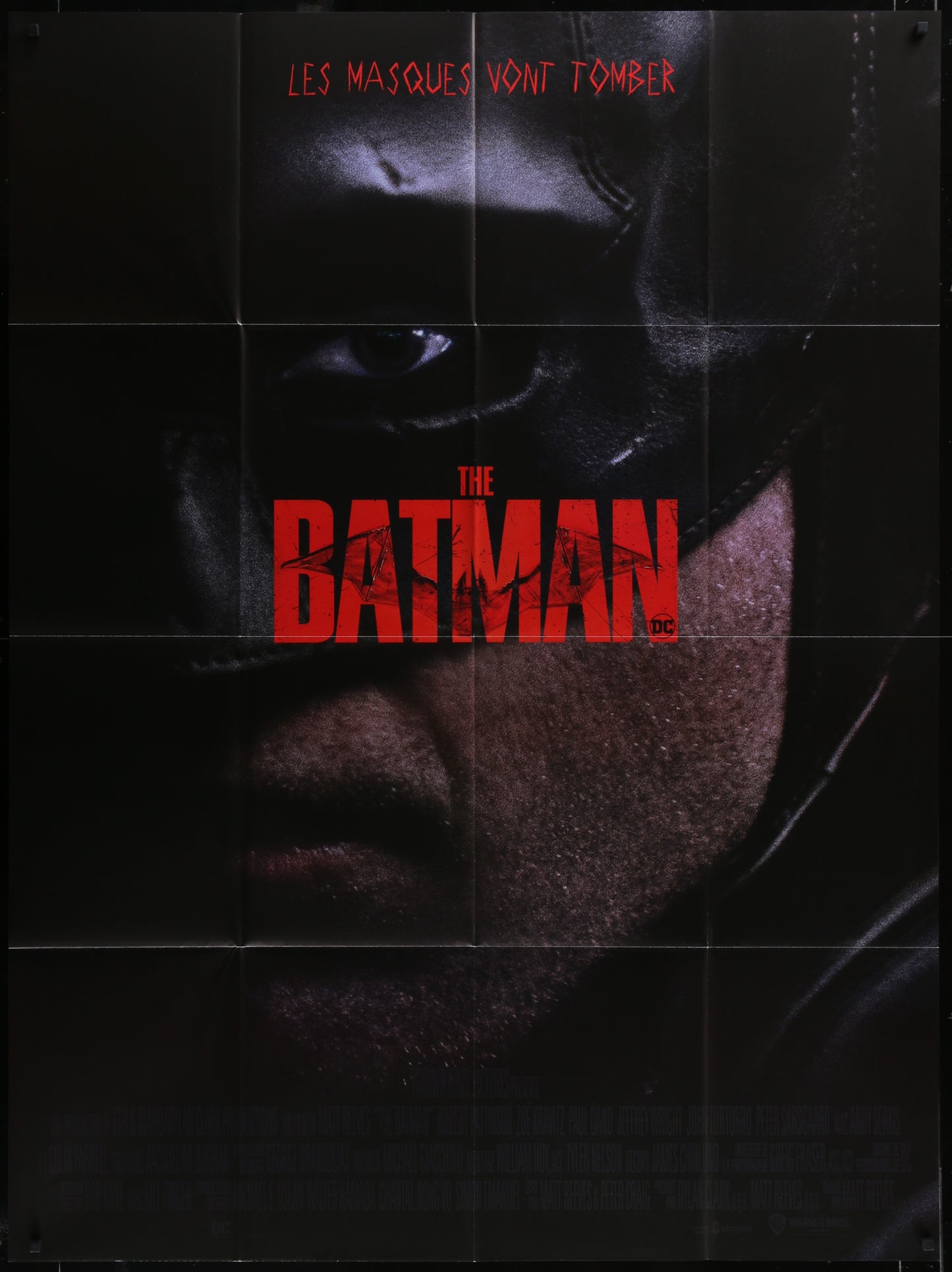 The Batman (2022) Original French One Panel Movie Poster