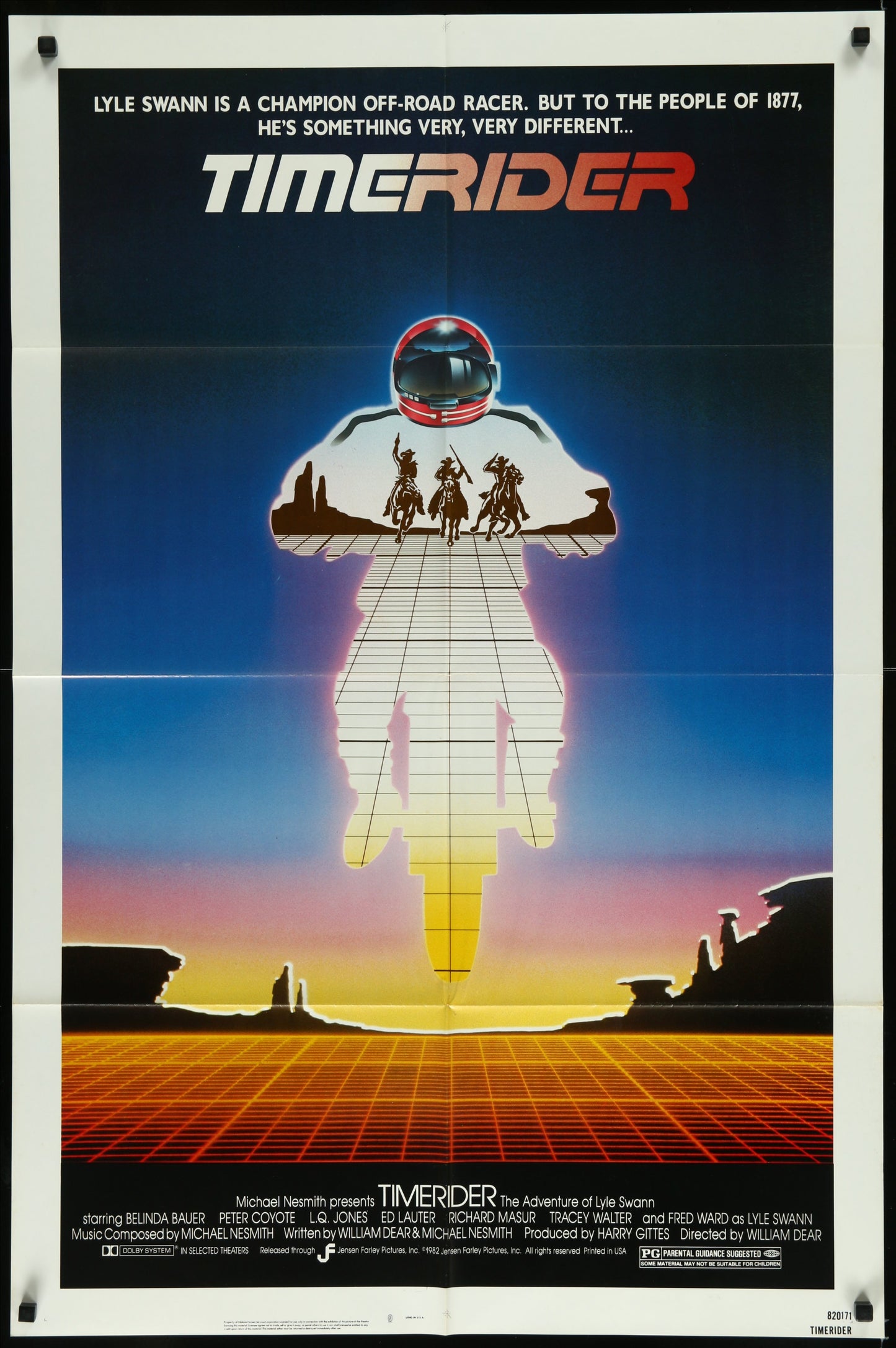Timerider (1982) Original US One Sheet Movie Poster
