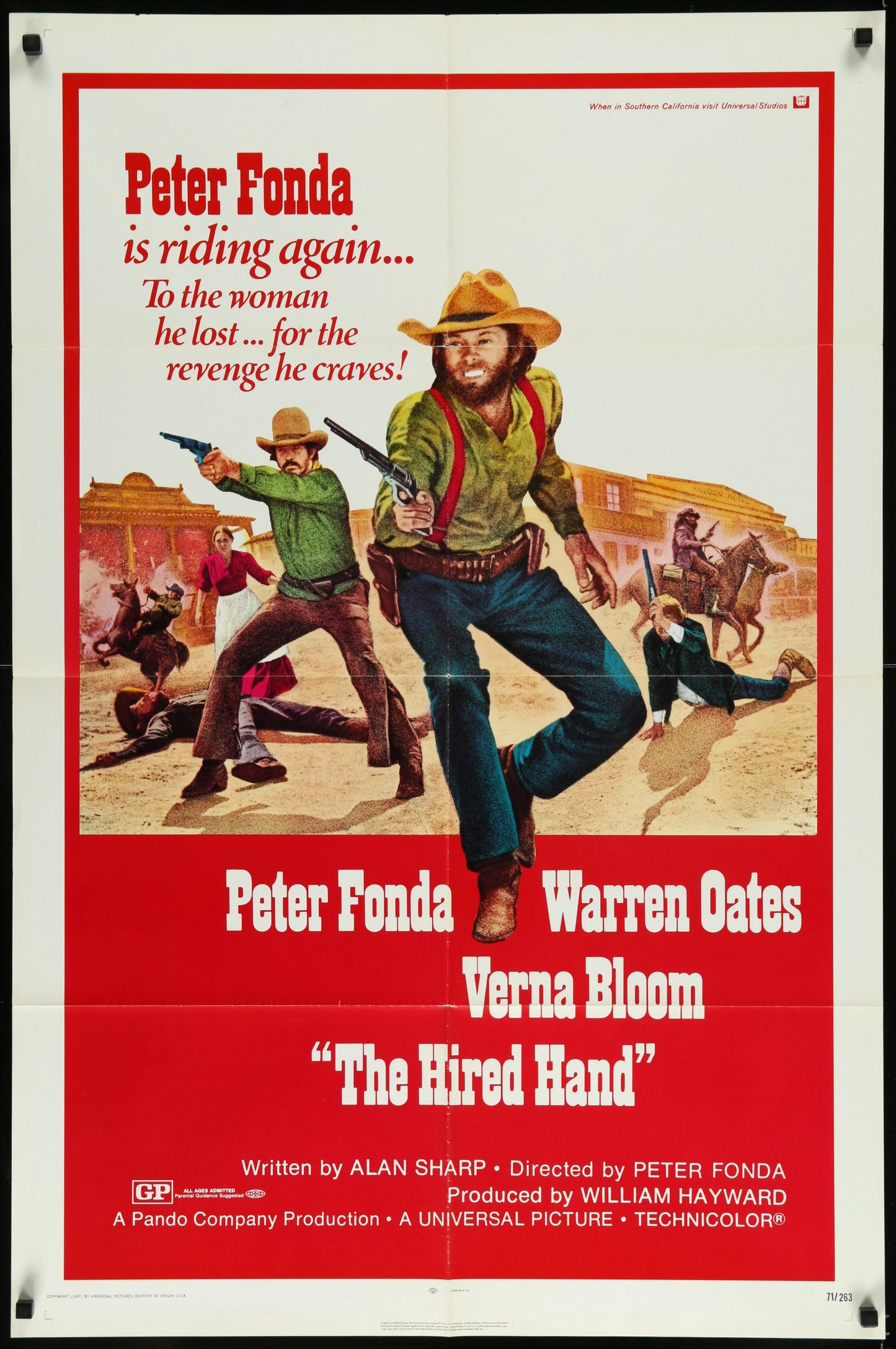 The Hired Hand (1971) Original US One Sheet Movie Poster
