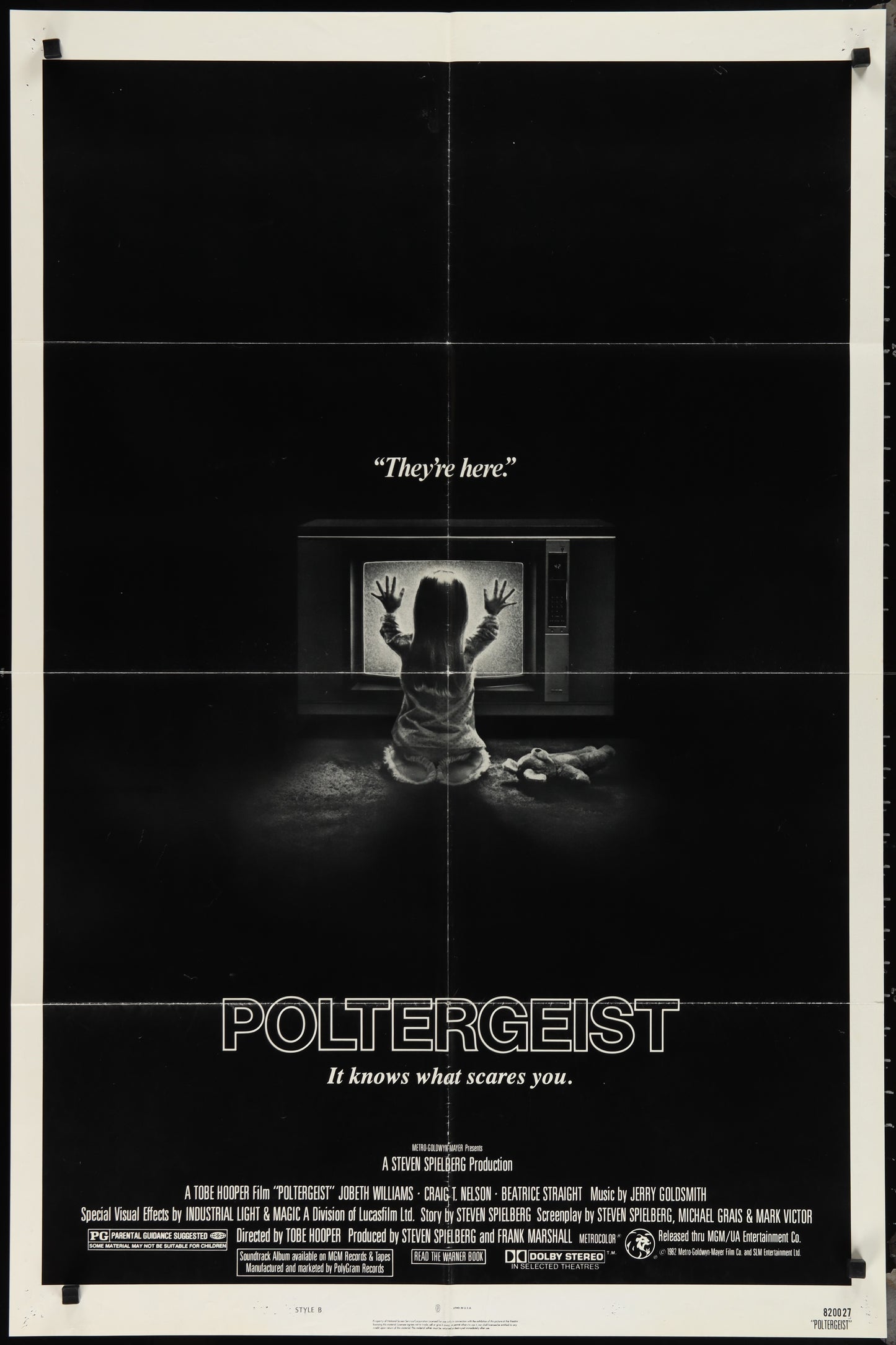 Poltergeist (1982) Original US One Sheet Movie Poster