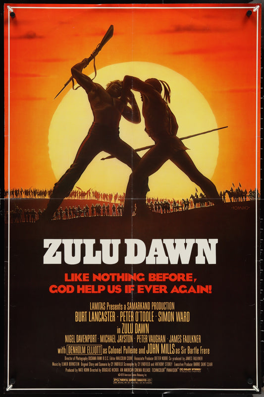 Zulu Dawn (1979) Original US One Sheet Movie Poster