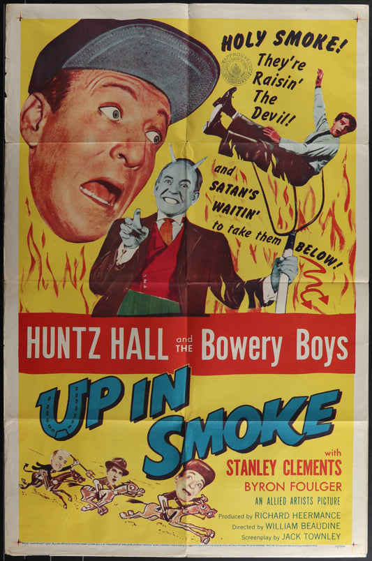 Up In Smoke (1957) Original US One Sheet Movie Poster