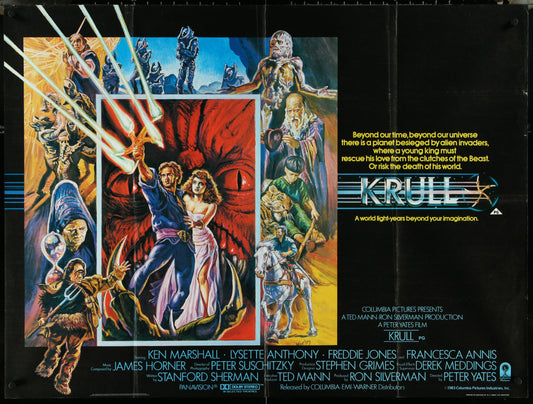 Krull (1983) Original UK Quad Movie Poster