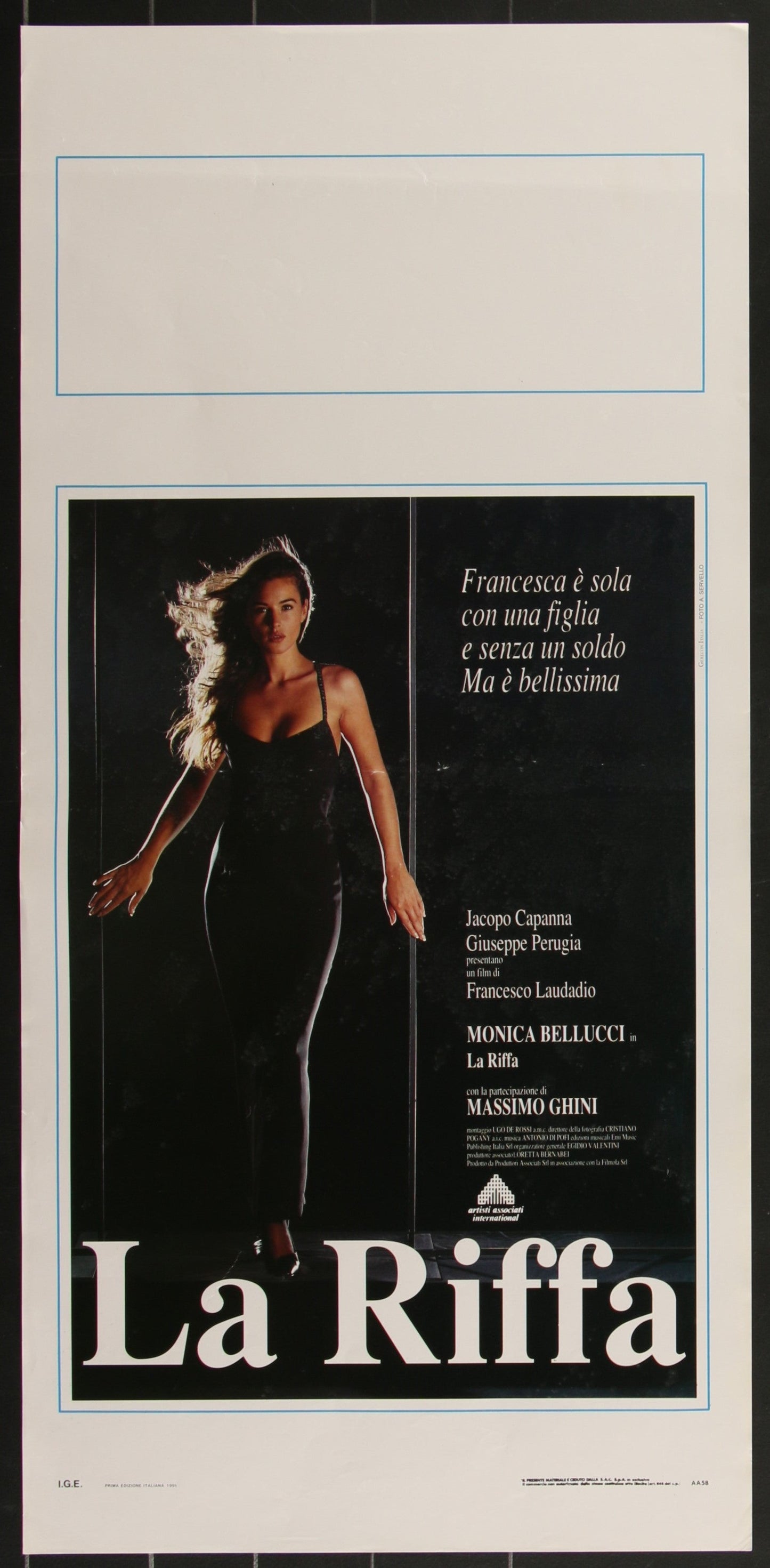 The Raffle (1991) Original Italian Locandina Movie Poster