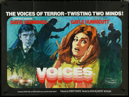 Voices (1973) Original US One Sheet Movie Poster