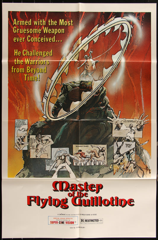 Master Of The Flying Guillotine (1977) Original US One Sheet Movie Poster