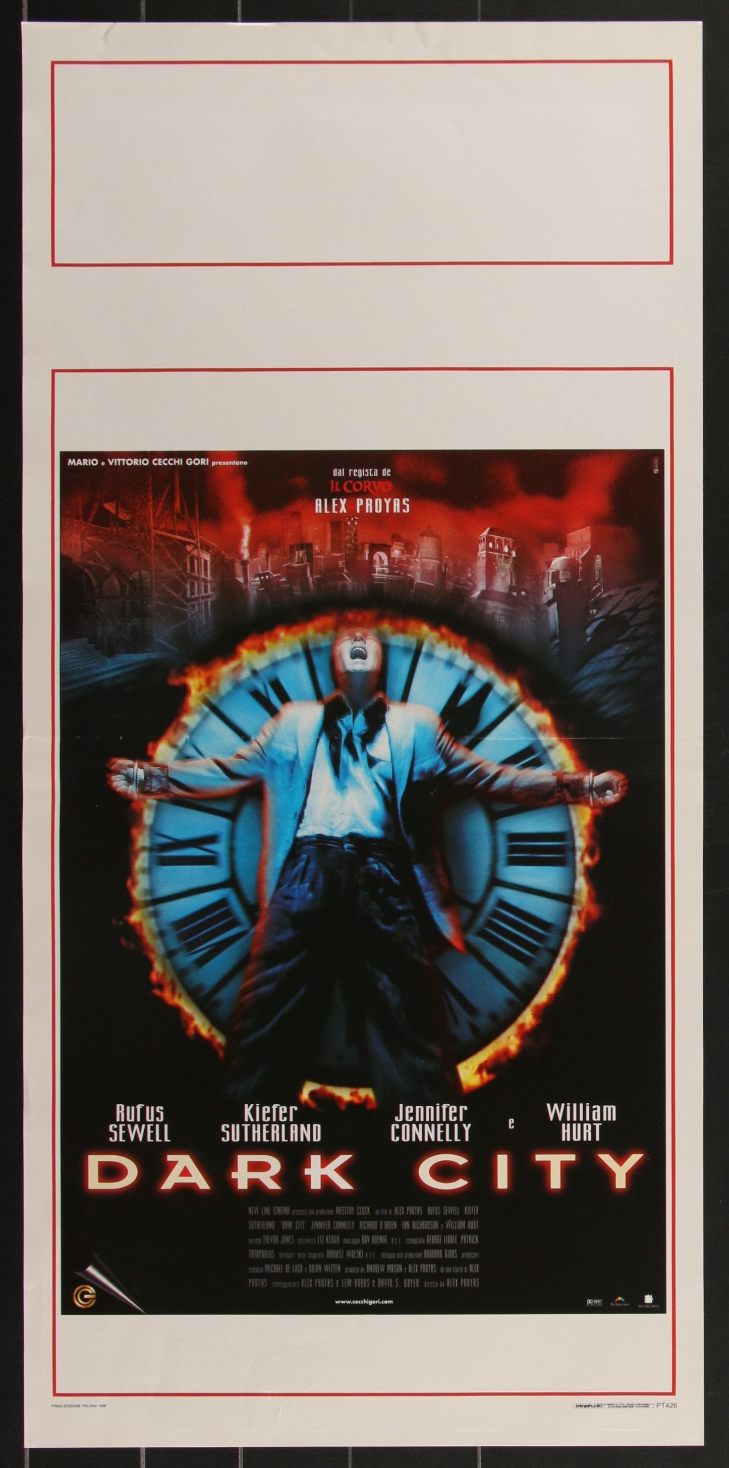 Dark City (1997) Original Italian Locandina Movie Poster