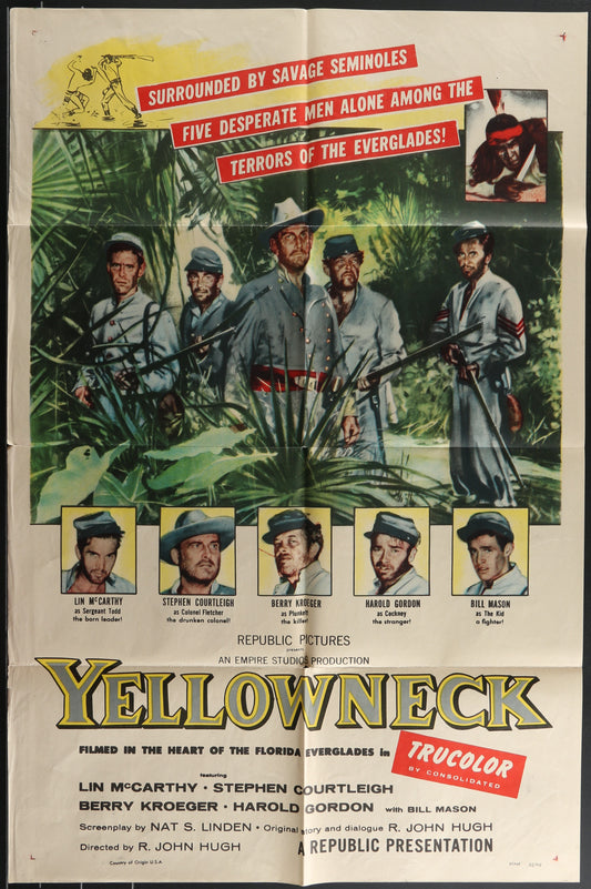 Yellowneck (1955) Original US One Sheet Movie Poster