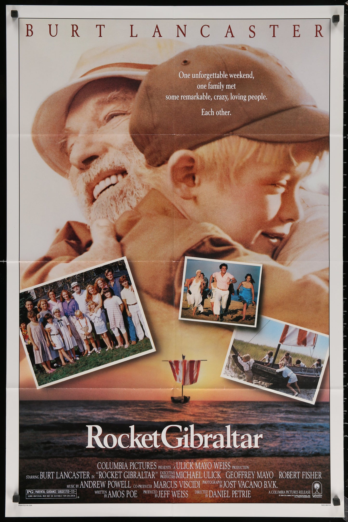 Rocket Gibraltar (1988) Original US One Sheet Movie Poster