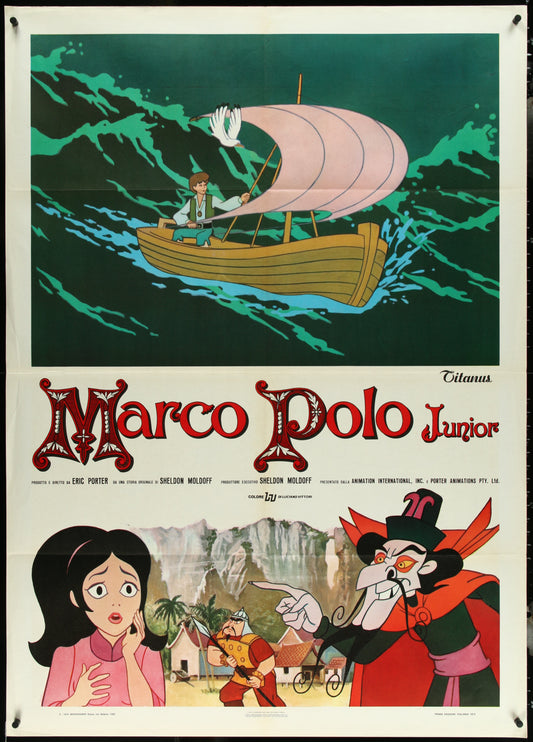 Marco Polo Junior (1974) Original Italian One Panel Movie Poster