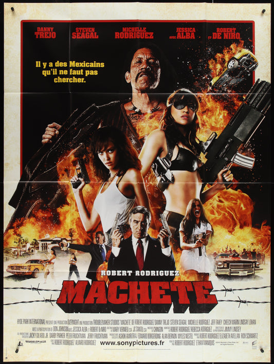 Machete (2010) Original French One Panel "Grande" Movie Poster
