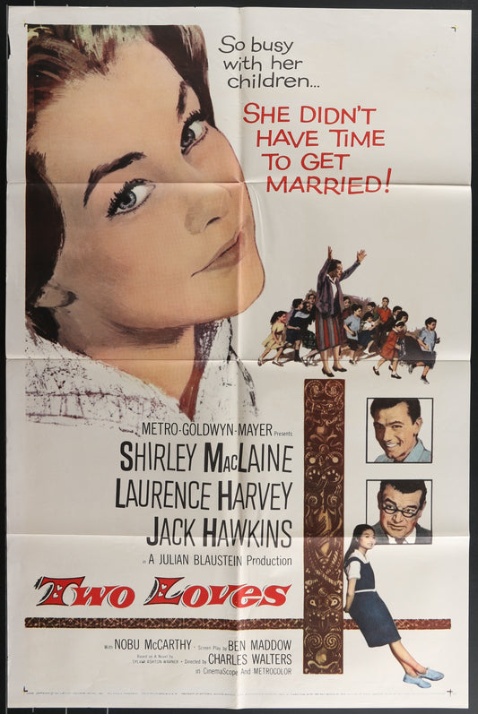 Two Loves (1961) Original US One Sheet Movie Poster